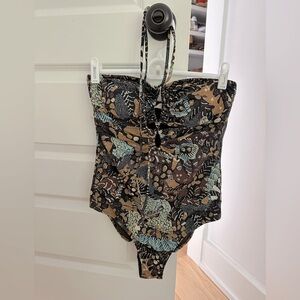 Ulla Johnson one piece cut out swimsuit.